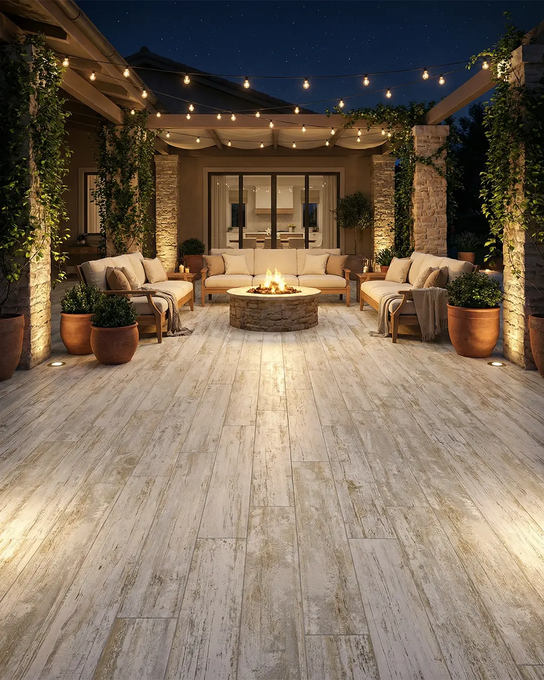 Piso Porcelánico Fusion/Acacia White Rectificado 16x100cm (1,13m2 x caja) - Image 3