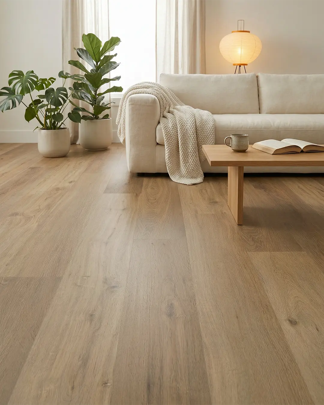 Piso Vinílico Roble Del Valle SPC 5,5(0,5)(4+1,5)mm EVA (2,64m2 x caja) - Image 2