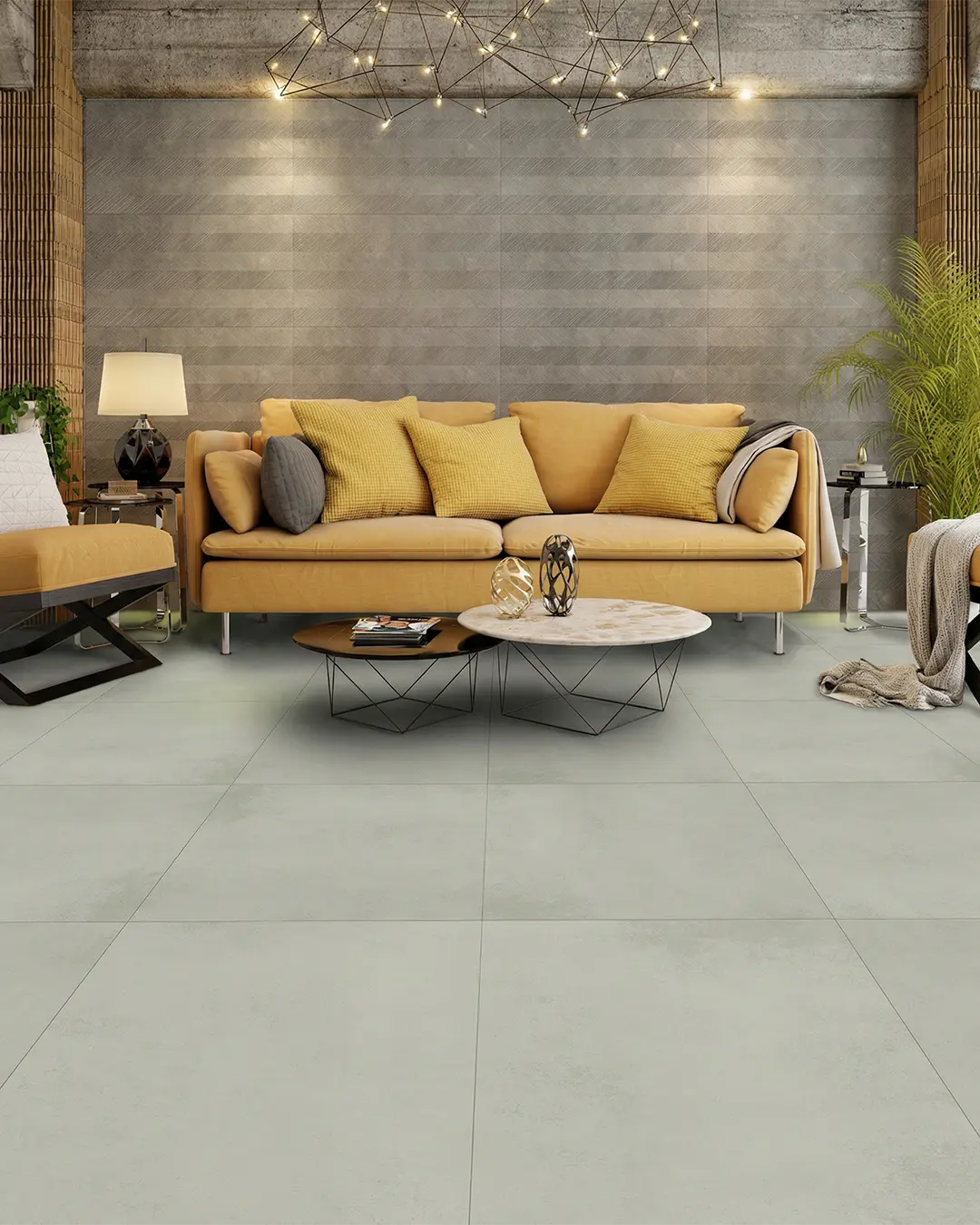 Piso Porcelánico Cortona Gesso 60x60cm (1,8m2 x caja)