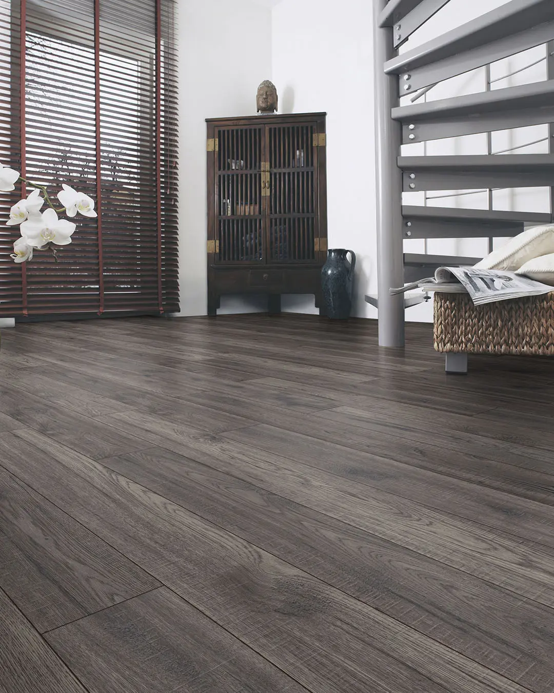 Piso Flotante Melamínico Hickory Berkeley 10mm Biselado Textura Natural (1,76m2 x caja)