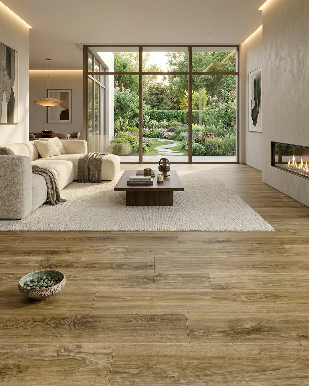 Piso Vinílico Roble Sierra SPC 5,5(0,5)(4+1,5)mm EVA (2,64m2 x caja) - Image 2