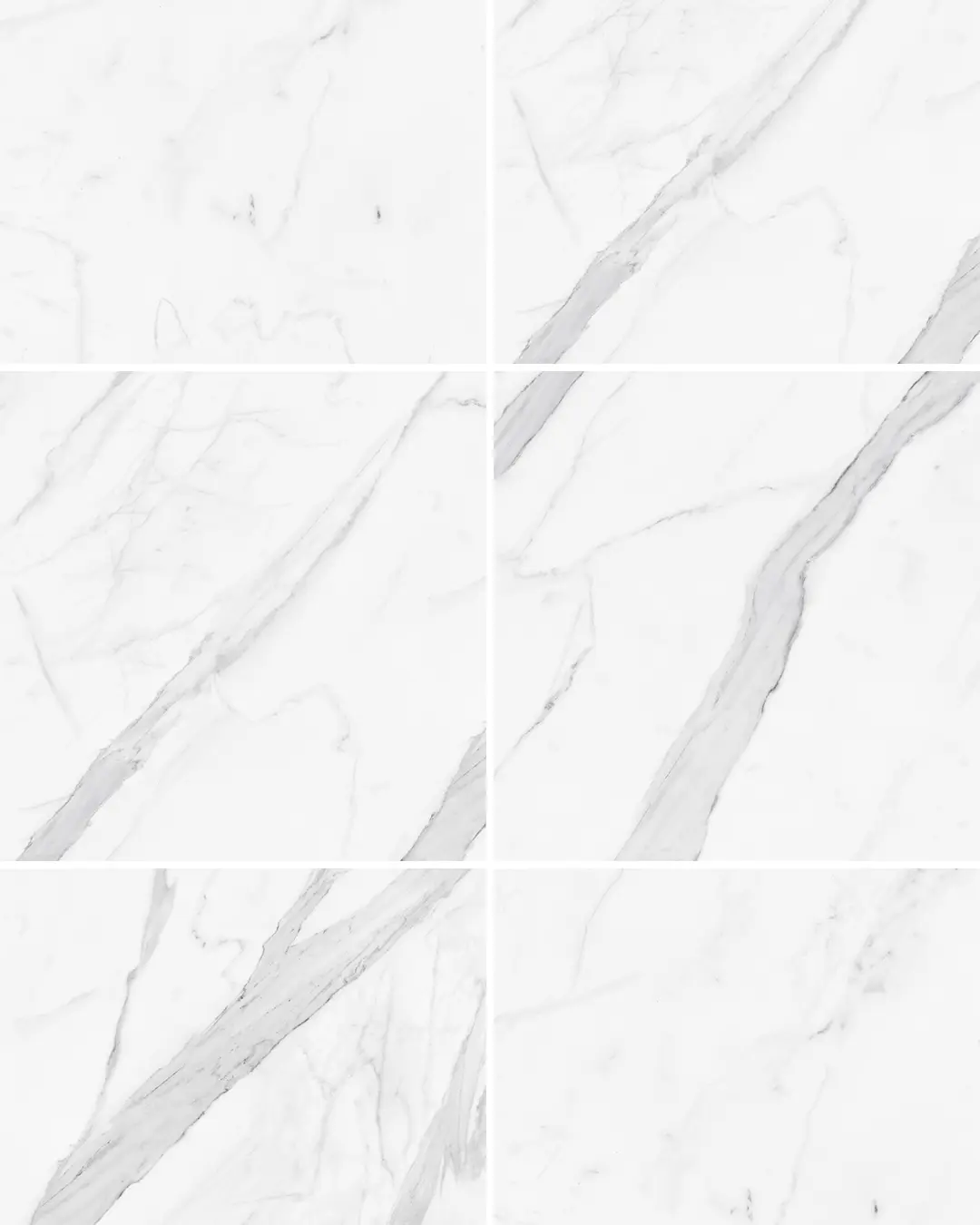 Piso Porcelánico Statuario Bianco 60x60cm (1,8m2 x caja) - Image 4