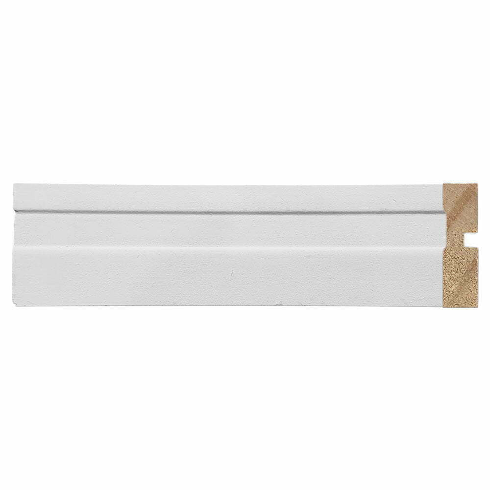 Zocalo Pino Buña Base Blanca 14x50x2400mm (2,4mtl x tira)