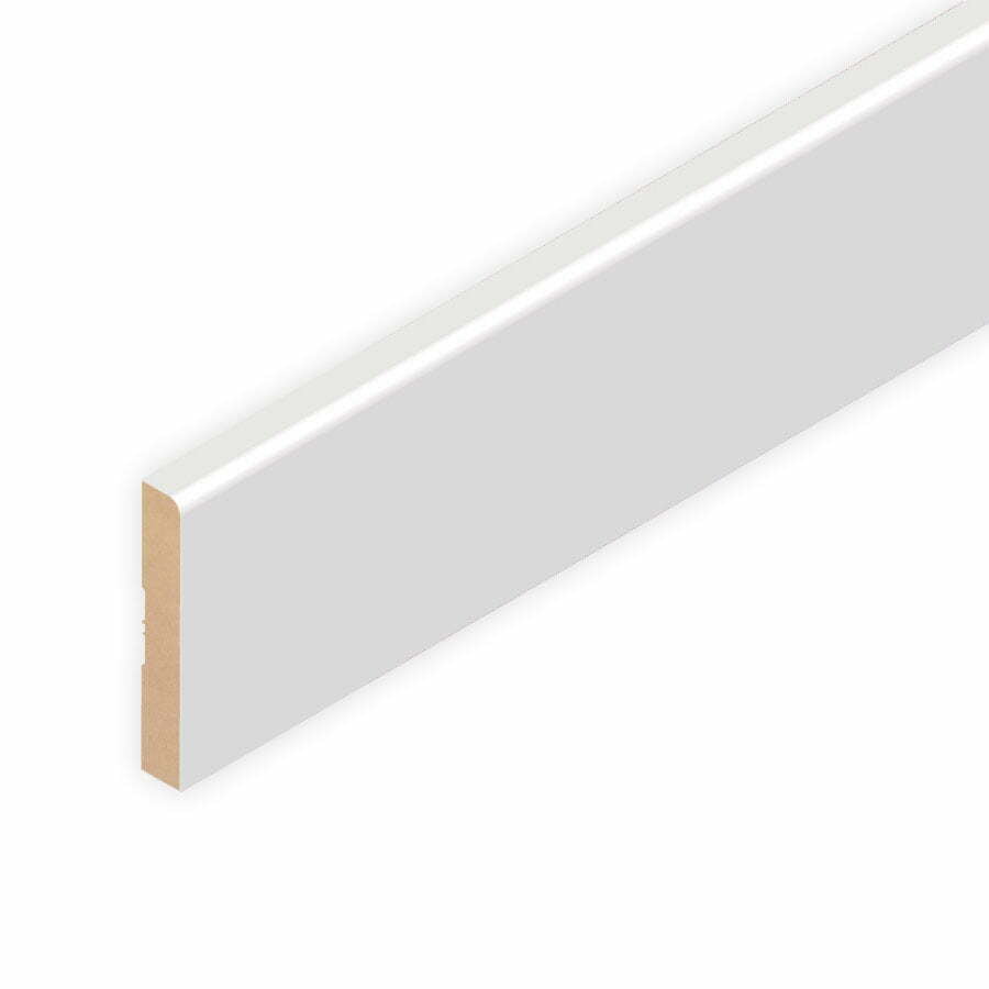Zocalo Mdf Prepintado Blanco Liso 15x95x2750mm (2,75mtl x varilla)
