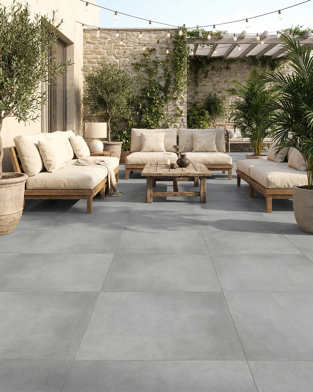 Piso Porcelanato Cemento HD 53x53cm (2,00m2 x caja) - Image 2