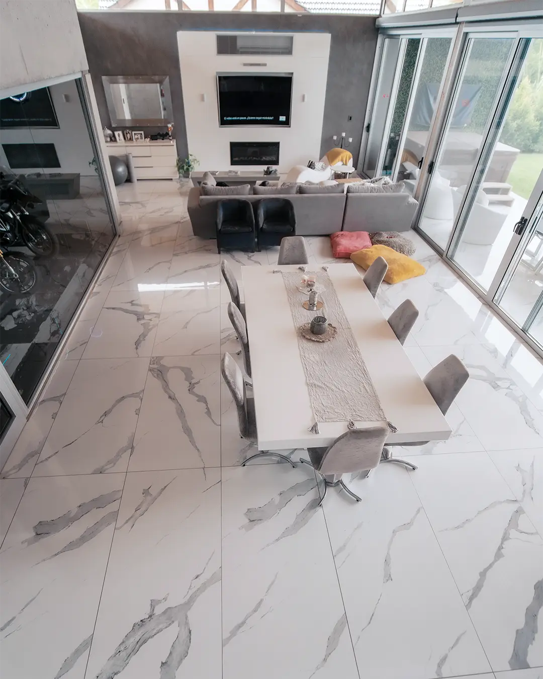 Piso Porcelanato UC Calacata White 80x160cm (3,8m2 x caja) - Image 3