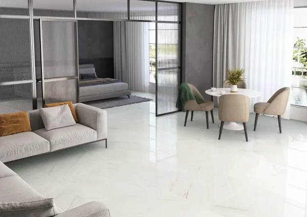 Piso Cerámico Calacata Gold Pulido 92x92cm (1,69m2 x caja)