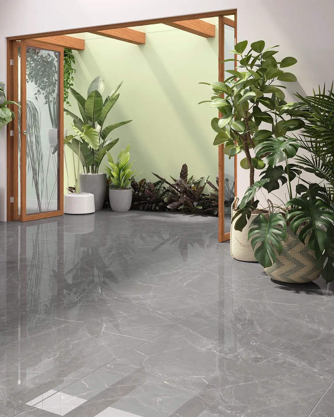 Piso Cerámico Marmo Brown Pulido 92x92cm (1,69m2 x caja)