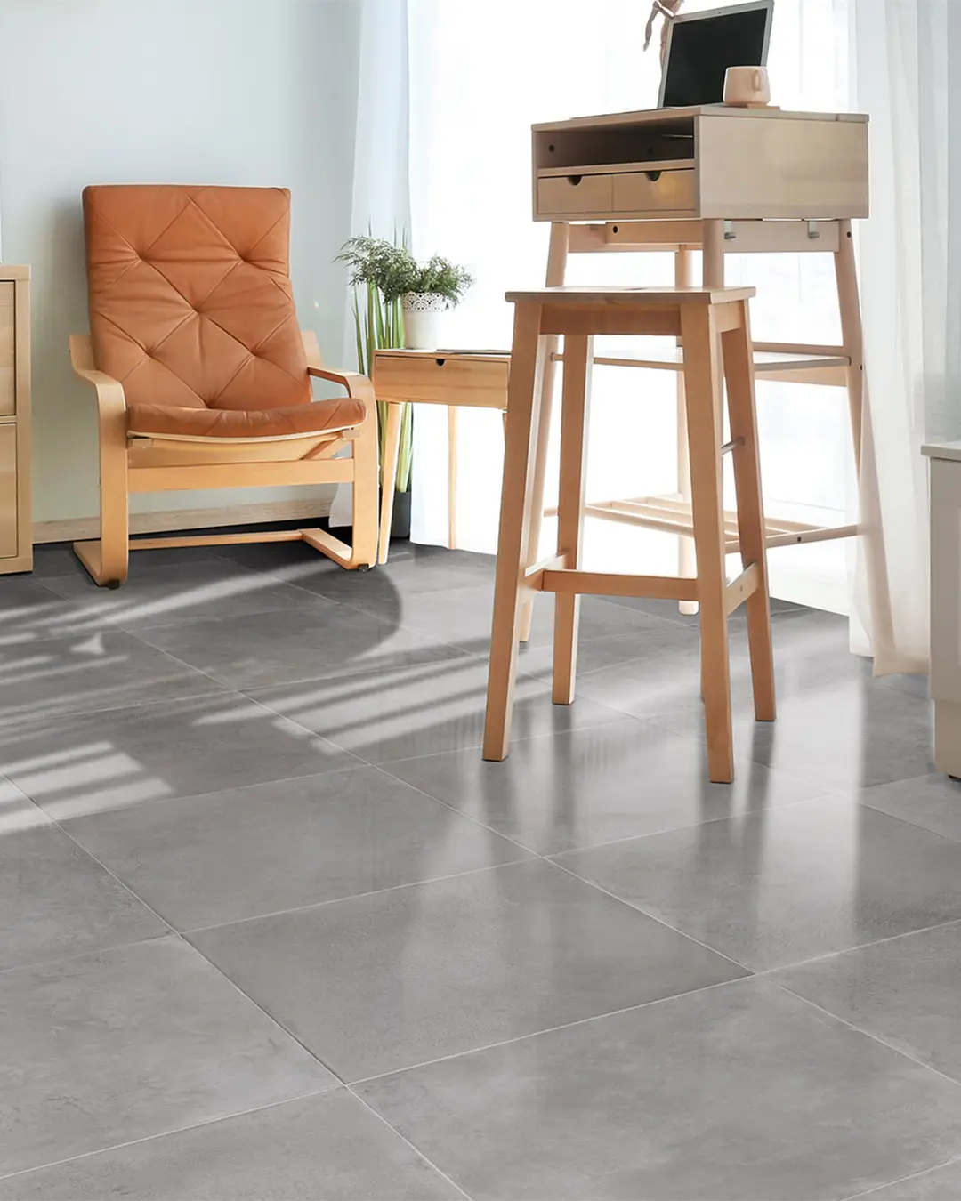 Piso Porcelánico Ash Matt 60x60cm (1,44m2 x caja)