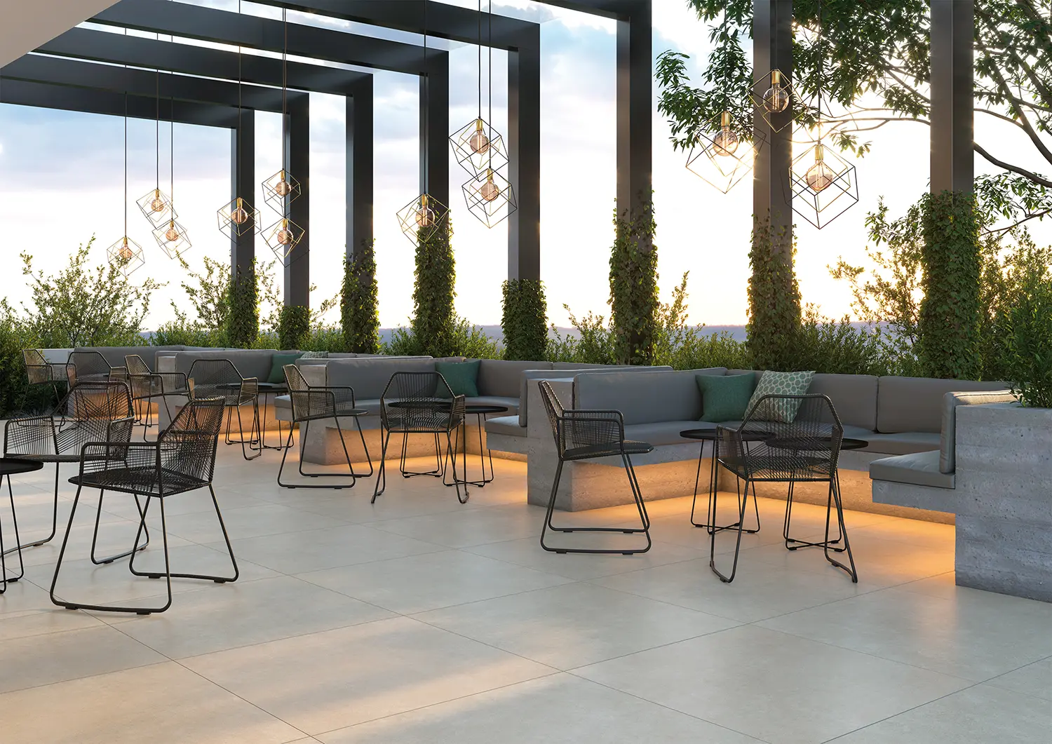 Piso Cerámico Betong Grey Exterior 92x92cm (1,69m2 x caja)