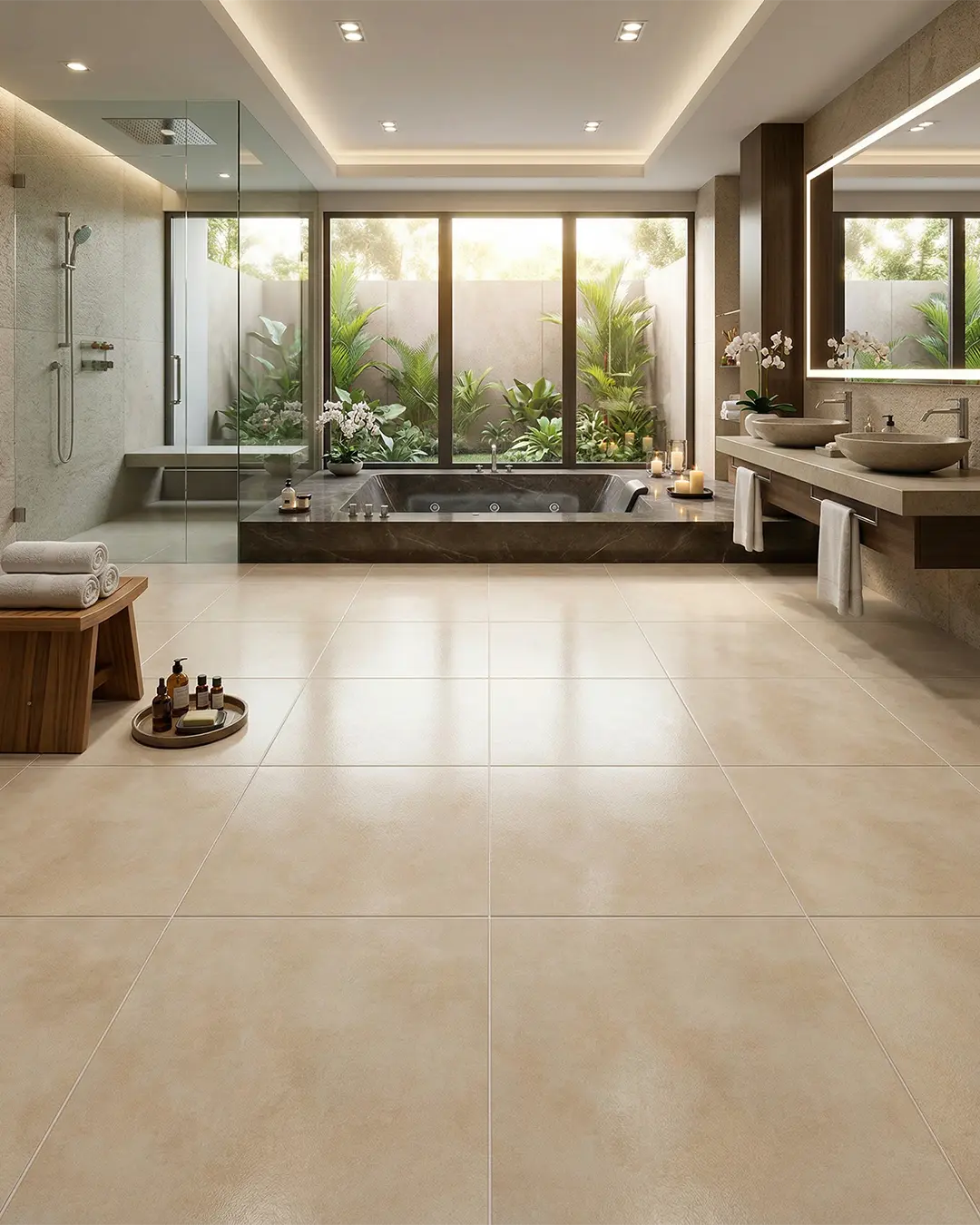 Piso Porcelanato Gloria Beige HD 53x53cm (2,00m2 x caja)