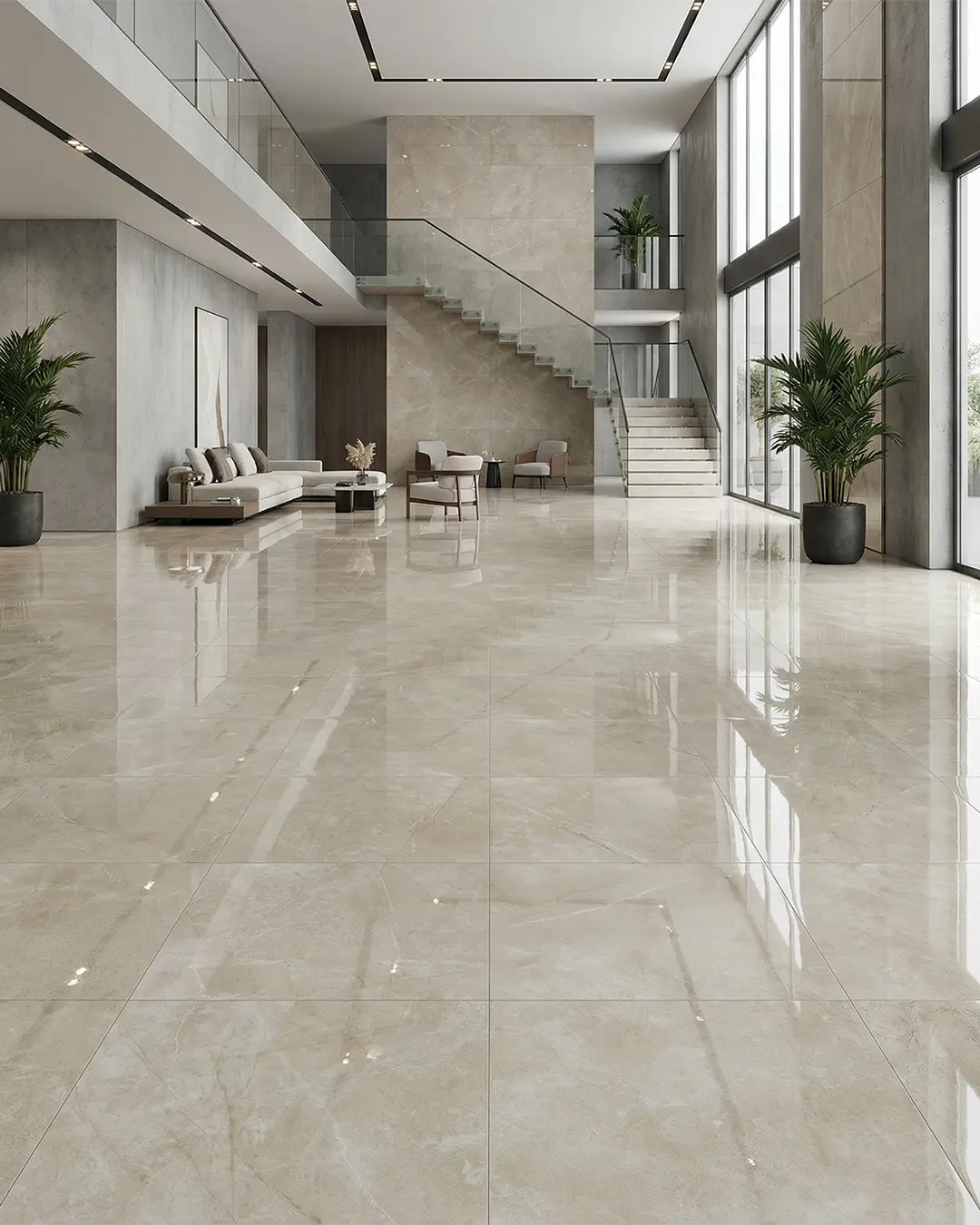 Piso Porcelanato Ivory 60x60cm (1,8m2 x caja) - Image 3