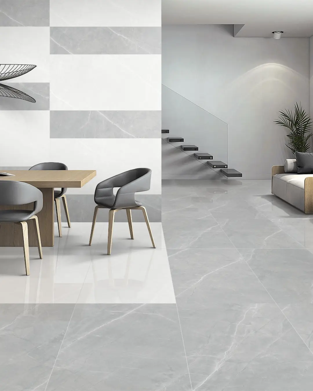 Piso Cerámico Pulpis Grey 58x120cm (2,09m2 x caja) - Image 2