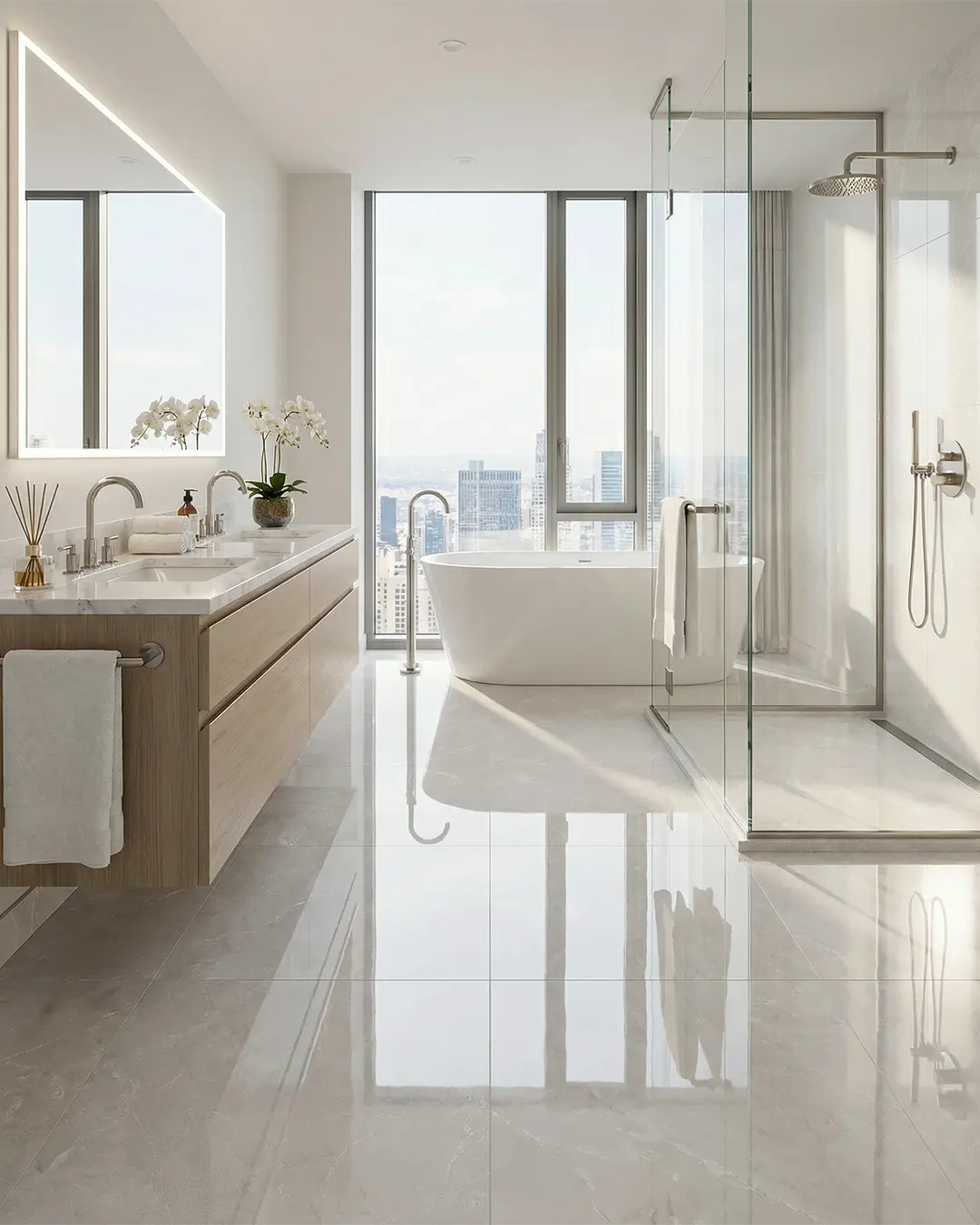 Piso Porcelanato Prime Light 60x60cm (1,8m2 x caja) - Image 2