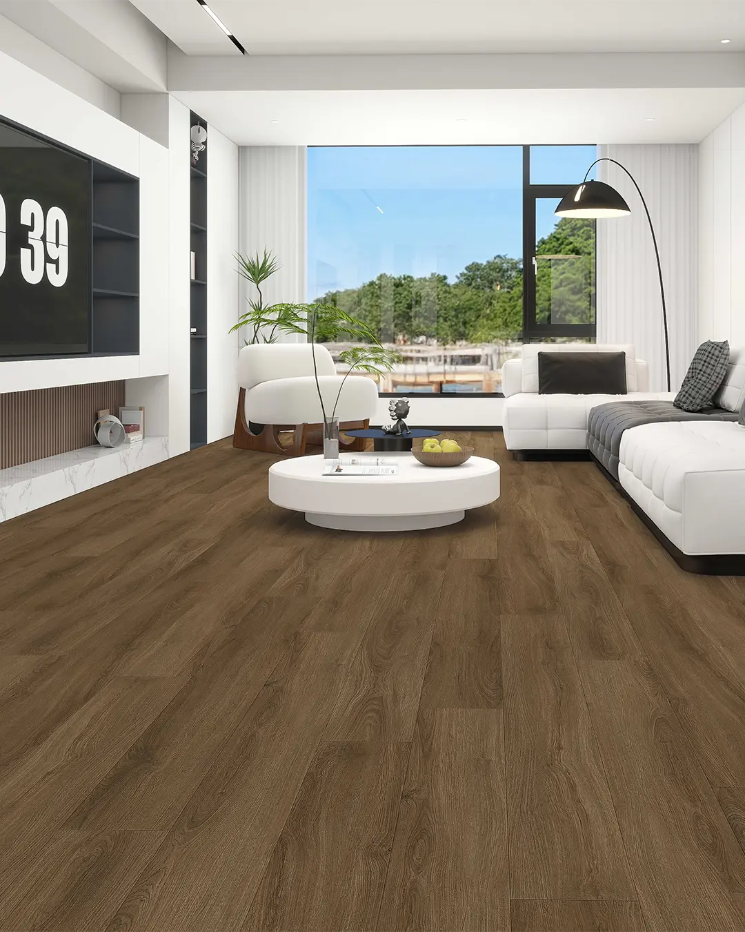 Piso Vinílico Onyx SPC 6,5(0,5)(5+1,5mm) EVA (2,09m2 x caja)