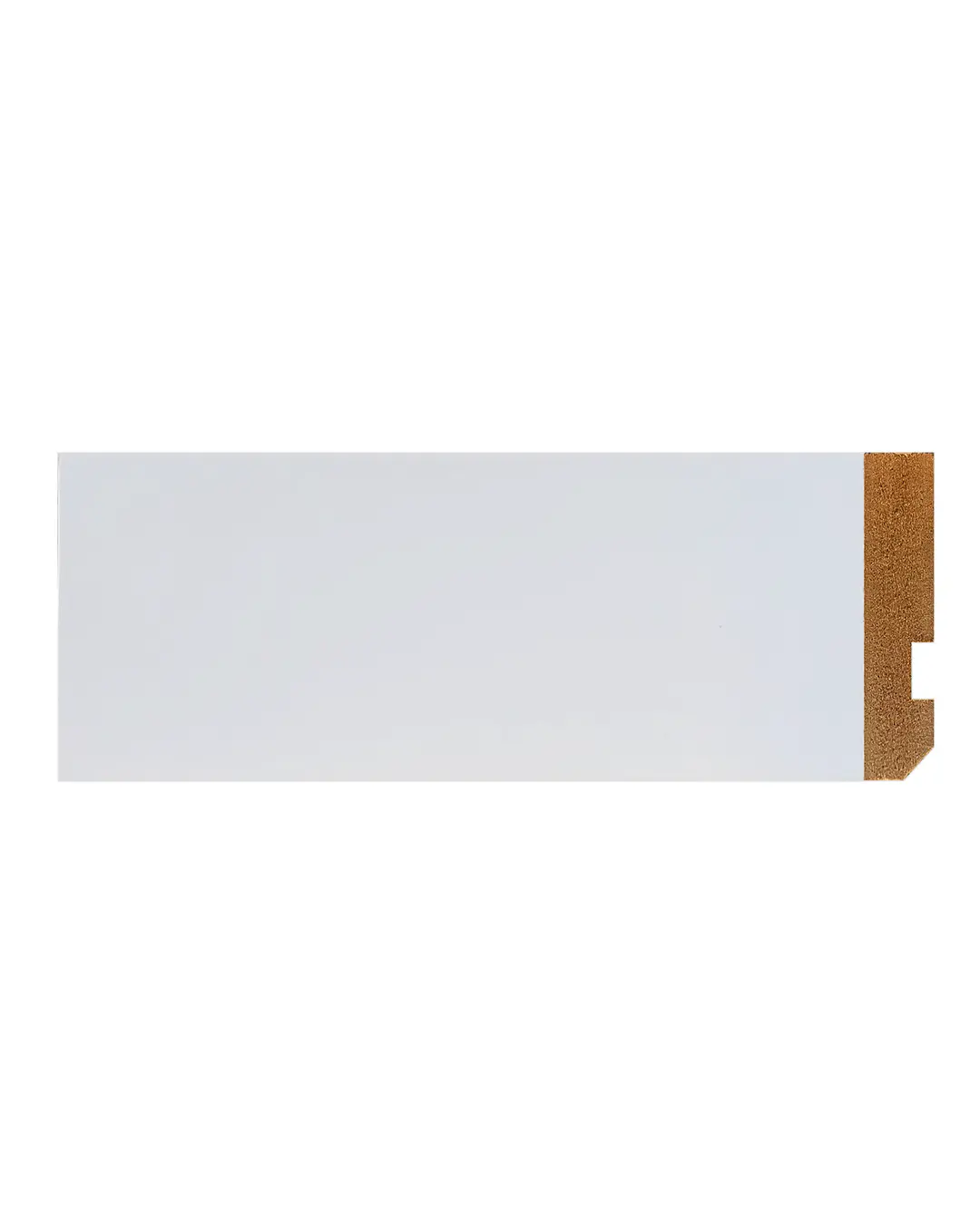 Zócalo Foliado en PVC Blanco 15x70x2750mm (2,75mtl x tira)