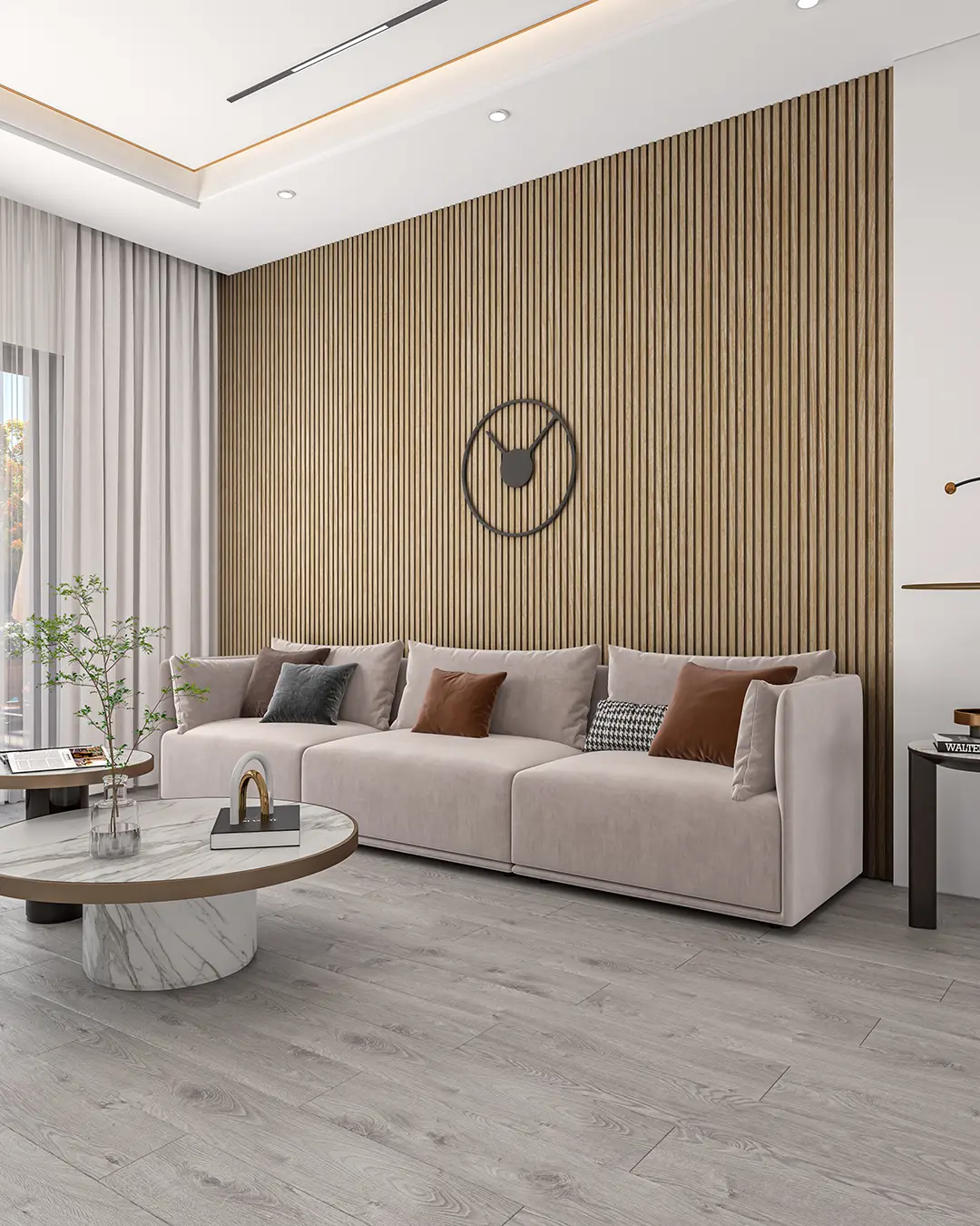Wall Panel MDF Interior Delphi Mese (1,68m2 x caja)