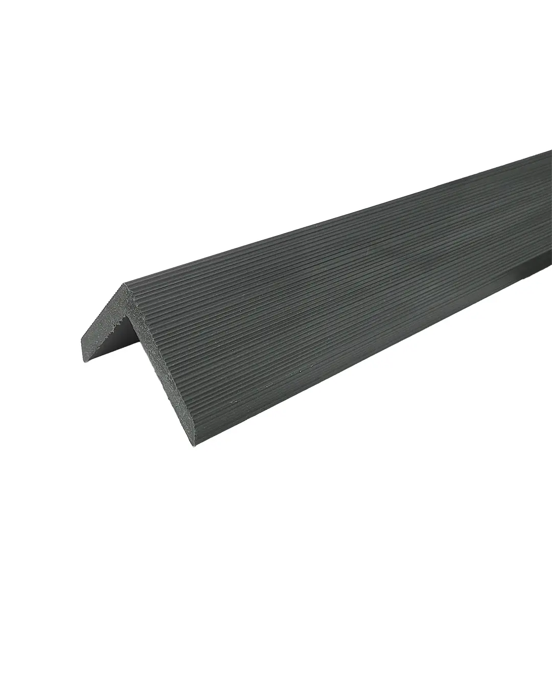 Perfil Angulo WPC Coextruido Silver Grey 50x50x2200mm (2,2mtl x tira)