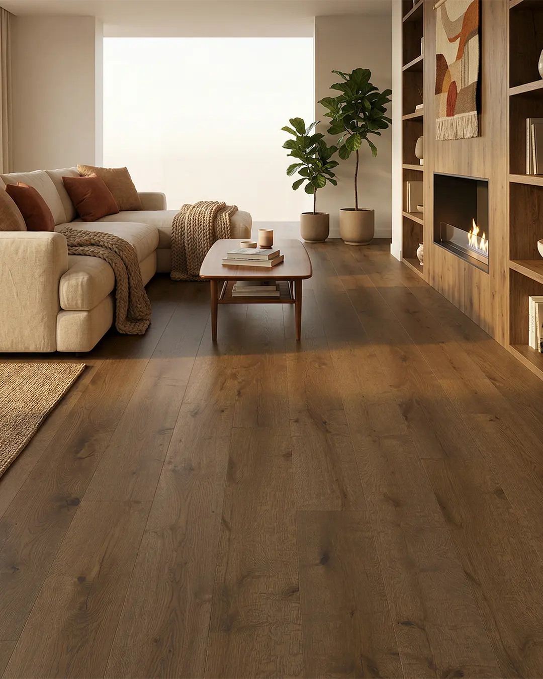 Piso Ingenieril Roble Cognac 1 Lama 21(5.02)x175x1800mm (1,26m2 x caja)