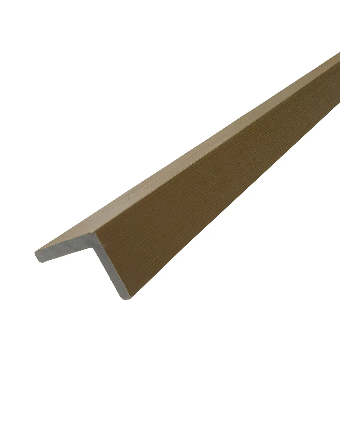 Perfil Angulo WPC Coextruido TeakB 40x60x2200mm (2,2mtl x tira)