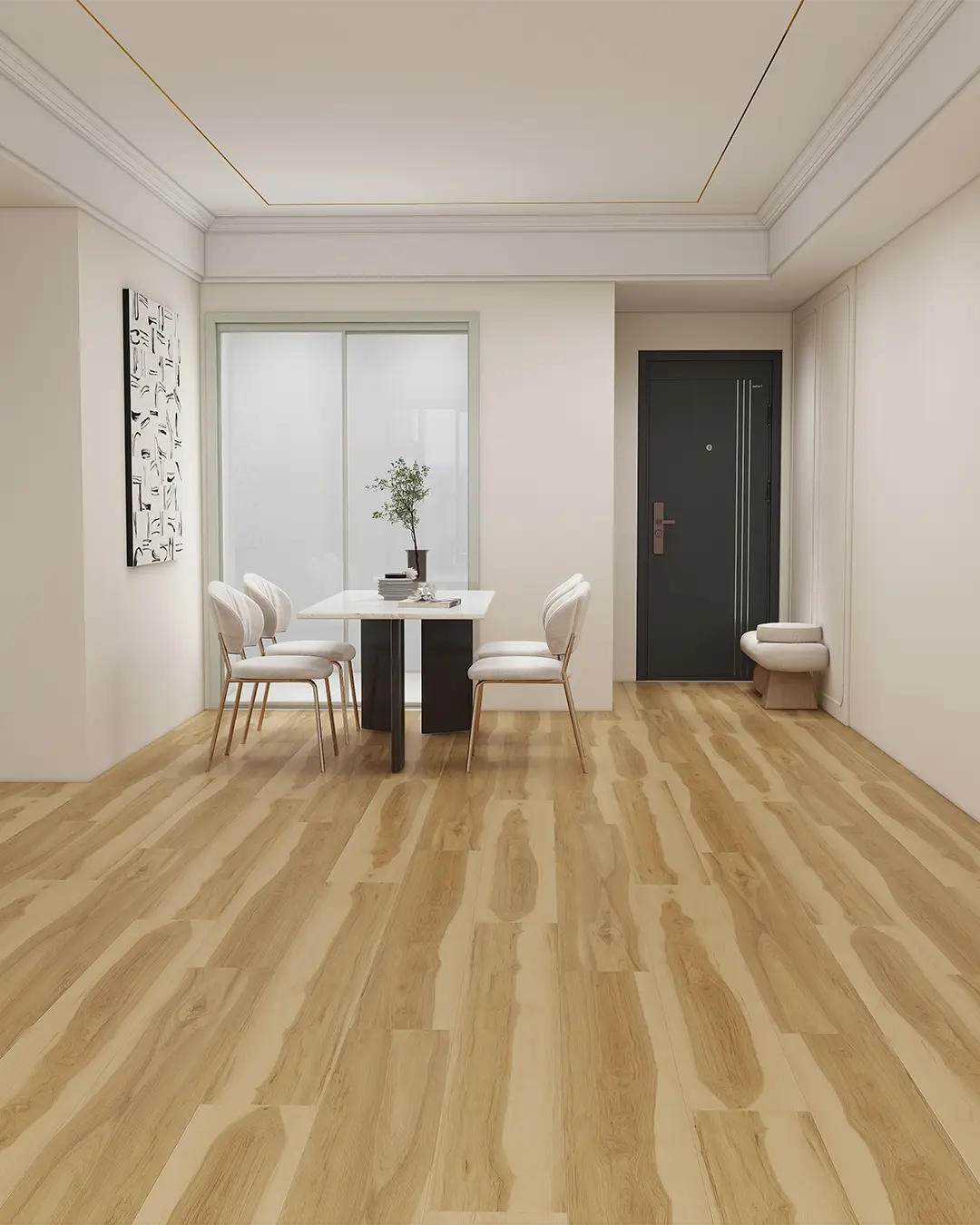 Piso Vinílico Kinsa SPC 6(0,5)(4+2mm) EVA (2,80m2 x caja)