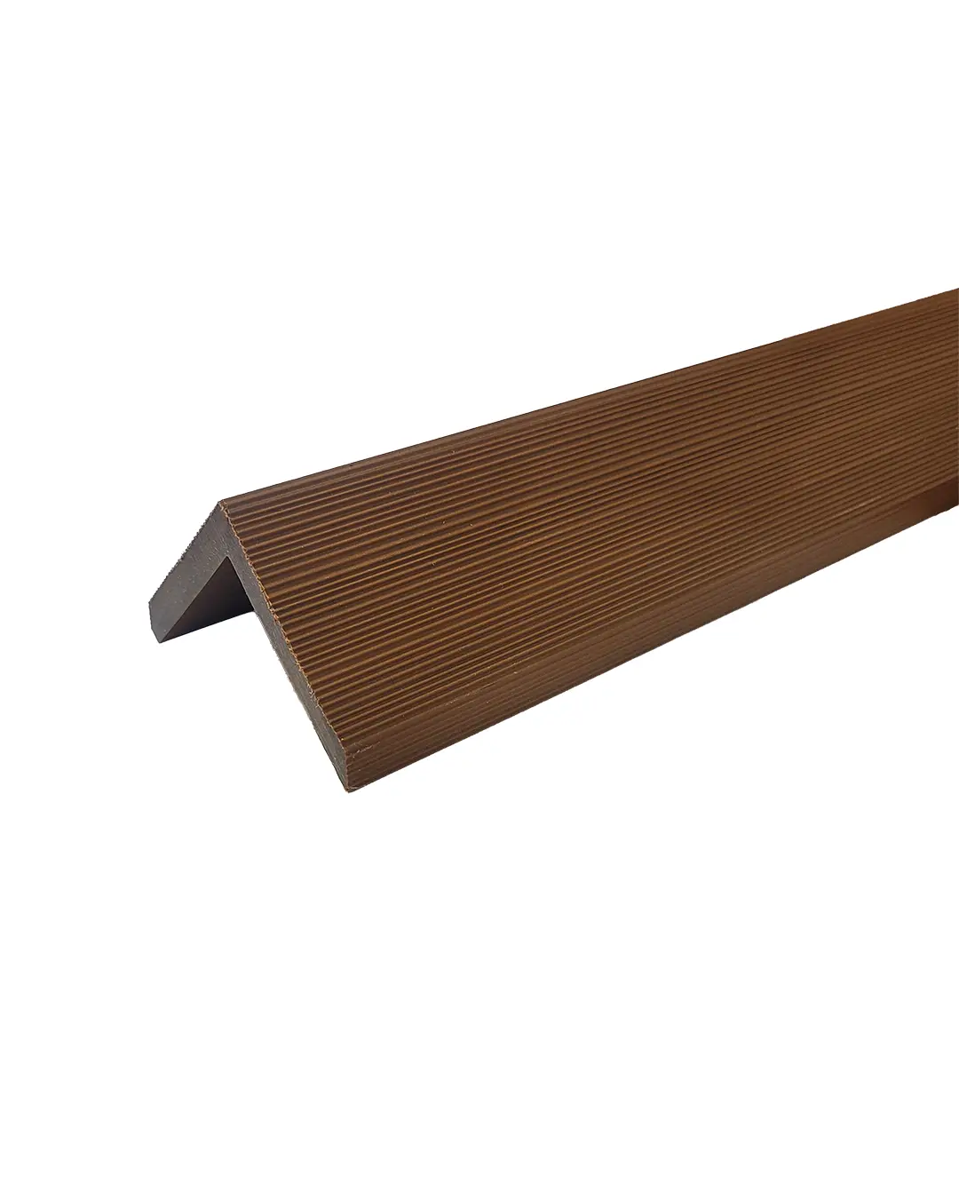 Perfil ángulo WPC Exterior Teak 50x50x2900mm (2,9mtl x tira)