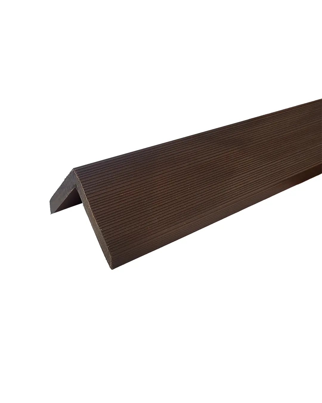 Perfil ángulo WPC Exterior Walnut 50x50x2900mm (2,9mtl x tira)